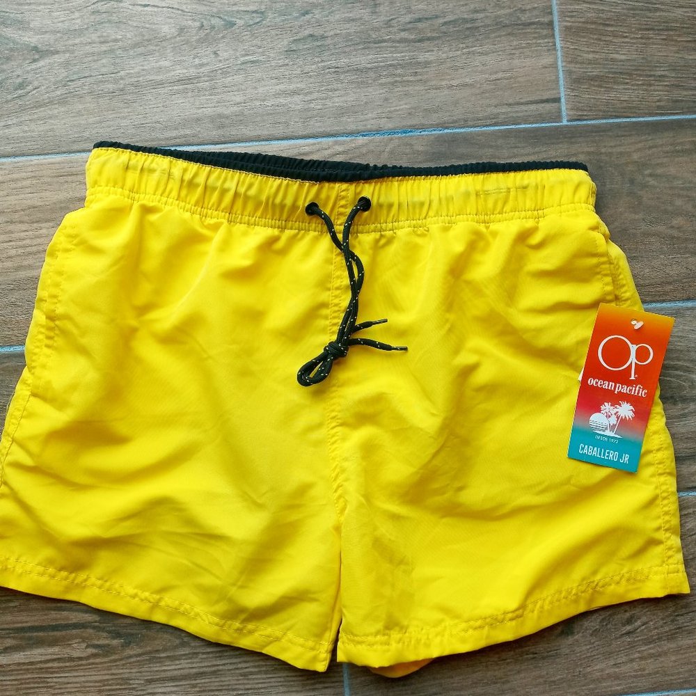 Ocean Pacific Board Shorts - "Classic Yellow"